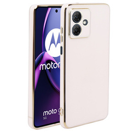 Чохол для Motorola Moto G54 5G, Glamour CamShield, рожевий rose gold