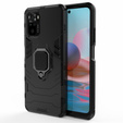 Чoхол до Xiaomi Redmi Note 10/10S, Kickstand Ring, чорний