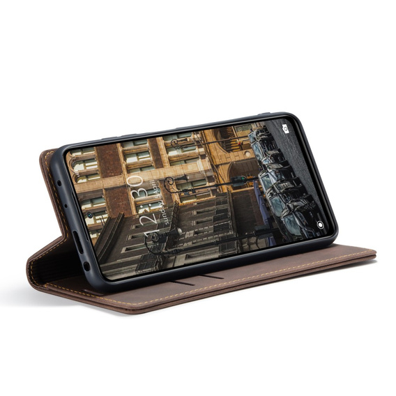Чехол CASEME для Xiaomi Redmi Note 11 Pro 4G/5G, Leather Wallet Case, чёрный