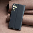 Чохол-книжка для Samsung Galaxy A25 5G, BINFEN Wallet, чорний + скло 9H