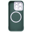 Чохол для iPhone 15 Pro Max, ERBORD Armor Mag, зелений