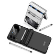 Чехол GKK Ring Holder + Pen до Samsung Galaxy Z Flip3 5G, Black