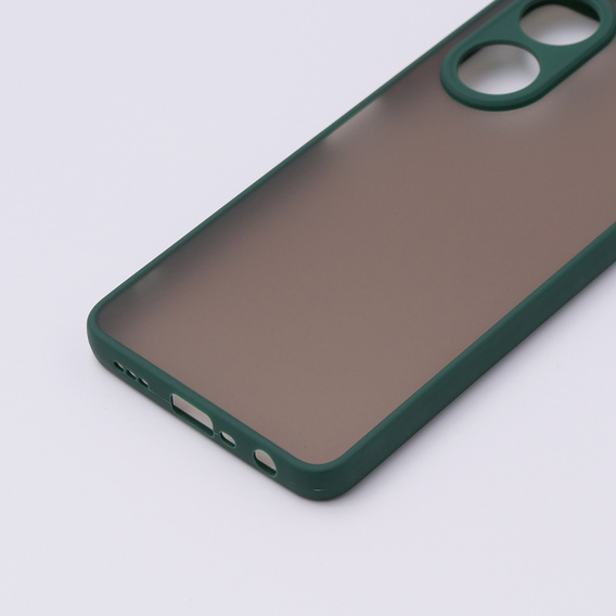 Тонкий чохол до Oppo A78 5G, Slim, прозорий / зелений