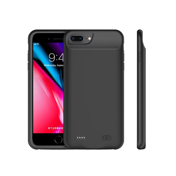 Чехол с батареей 8000mAh до iPhone 8 Plus/7 Plus/6s Plus/6 Plus, Black